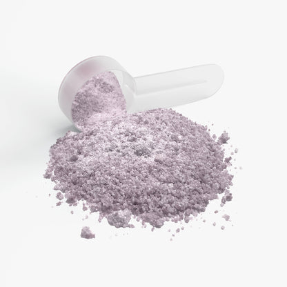 BrainBolt nootropic powder close-up with scoop showing clinically dosed formula