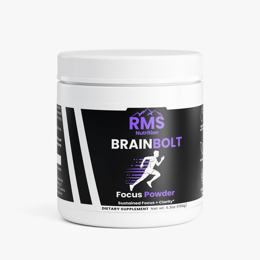 BrainBolt Focus Powder supplement for sprinters and track athletes - RMS Nutrition